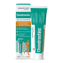 Chondrosteo+ Warming Massage Gel - 100 ml - Wintergreen, Frankincense, and Elemi Essential Oils - Non-Greasy and Non-Sticky Texture Dermatologically