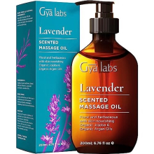 Lavender Massage Oils for Massage Therapy for Sweet Nights - Natural Aromatherapy Massage Oil for Men & Women Relaxation - Crafted with Jojoba, Argan