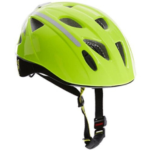 Unisex - Children, XIMO FLASH cycling helmet, be visible reflectiv, 49-54 cm