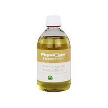 Physique Sweet Almond Massage Oil 500ml - Carrier Oil for Aromatherapy - for All Types of Massage - Good for Skin, Hair, Nails, Face, Body, Stretch