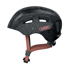 Youn-I 2.0 bike helmet - with light for children, teenagers and young adults - for girls and boys - black, size M