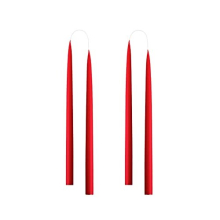 Kunstindustrien Tapered Candles, Made in Denmark, 42 colours available, Dripless & Smokeless Dinner Candles, Candles long burning 15 hours,
