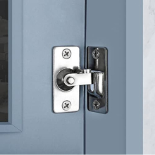 90 Degree Right Angle Door Lock Bolt Lock cam Lock Door and Window Sliding Lock Lever Bolt Storage Sliding Door Lock Bolt Lock Door Buckle Bedroom