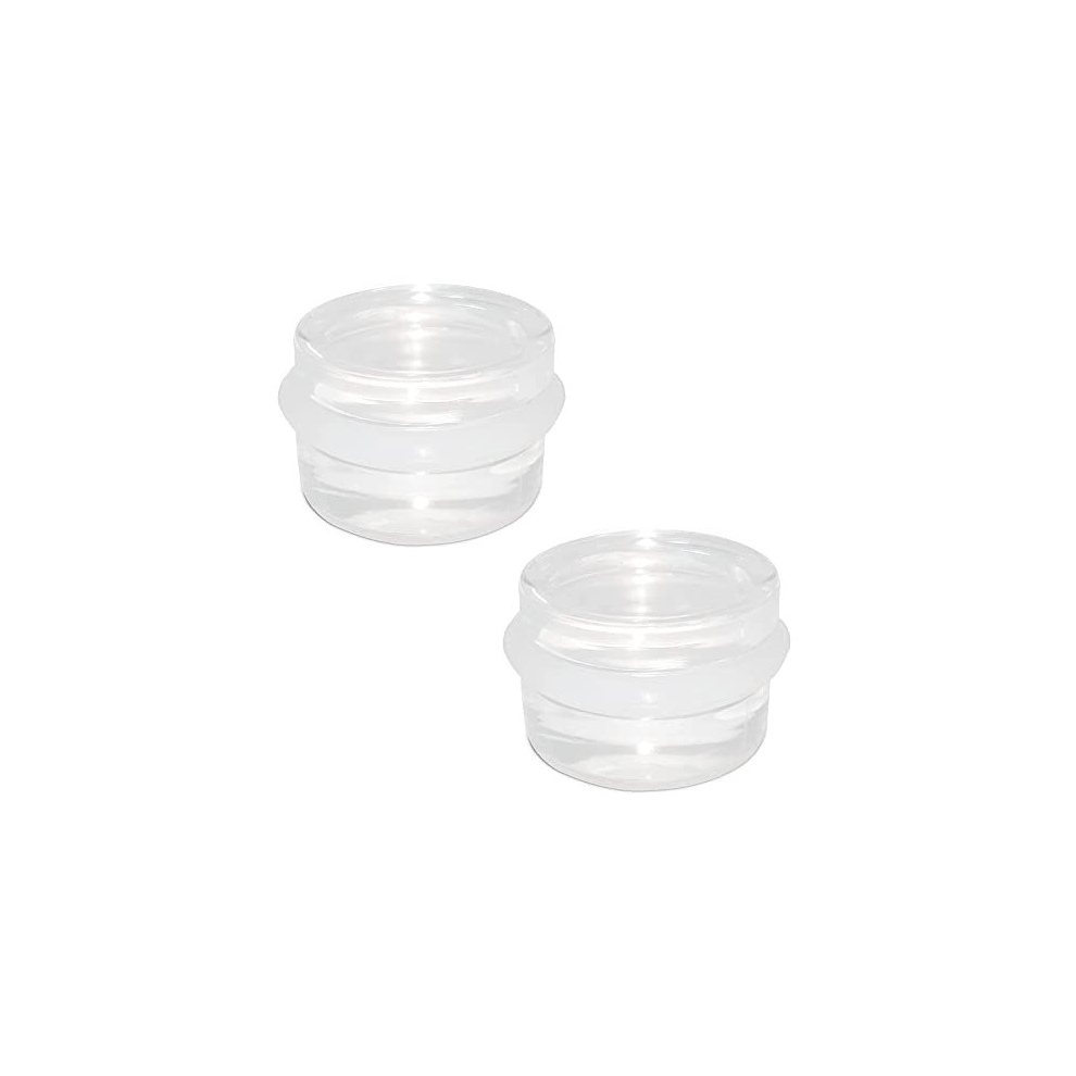 2 Pcs Clear Acrylic Door Stops with Adhesive Back Anti Slip Door Stop Invisible Doorstops Transparent Floor Door Stoppers for Bathroom Bedroom Kitchen