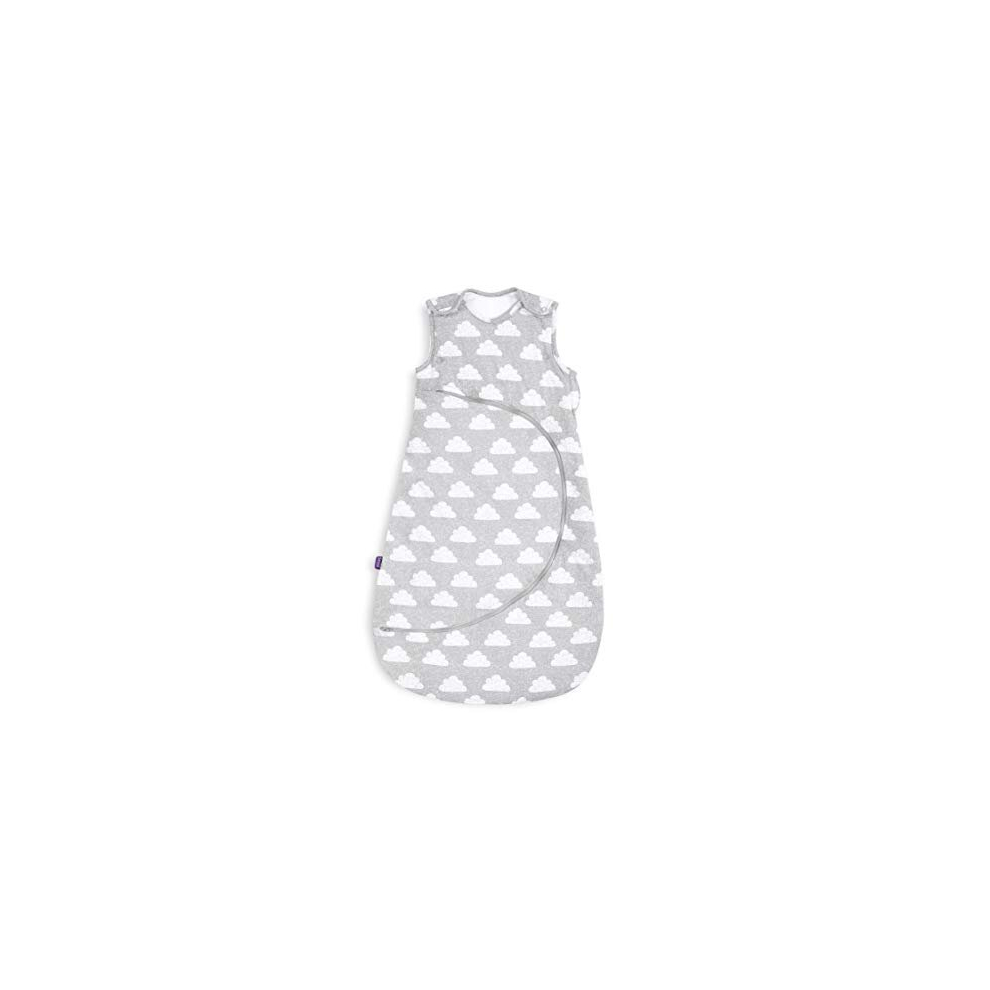 Snuz Pouch Baby Sleeping Bag, 2.5 Tog – Cloud Nine Design – Soft 100% Cotton With Zip For Easy Nappy Changing – 0-6M