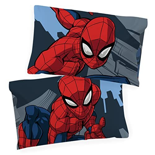 Marvel Spiderman City Streets 100% Cotton Single Fitted Sheet 1