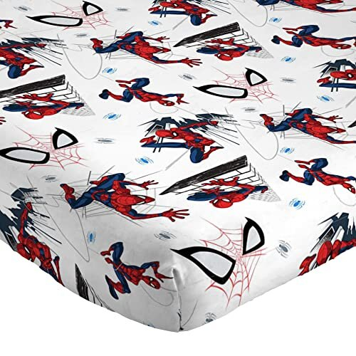 Marvel Spiderman City Streets 100% Cotton Single Fitted Sheet 2