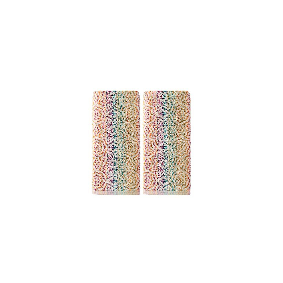by Saturday Knight Ltd. Rhapsody 2 Pc Hand Towel, Multicolored-image-OPC-PD77KDW-NEW