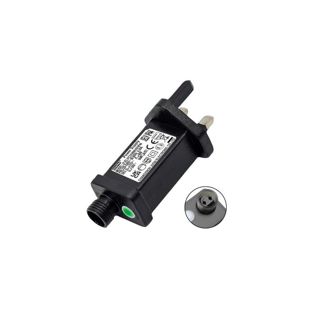 Transformer For Christmas Lights 6W 31V Transformer Plug, 9 Modes Christmas Tree Lights Plug Adapter With Timer Function, Ip44 Waterproof For Xmas 699838967847