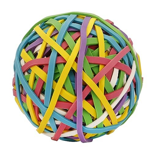 Rubber Band Ball, 170 Bands Per Ball, Assorted Colour