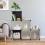 Cube Storage with Doors is a Stackable 6 Cube Storage Unit Designed for Bedroom and Clothes Storage Unit, DIY Modular Storage Cubes, Portable Wardrobe 2