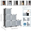 Cube Storage with Doors is a Stackable 6 Cube Storage Unit Designed for Bedroom and Clothes Storage Unit, DIY Modular Storage Cubes, Portable Wardrobe 3