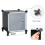 Cube Storage with Doors is a Stackable 6 Cube Storage Unit Designed for Bedroom and Clothes Storage Unit, DIY Modular Storage Cubes, Portable Wardrobe 6