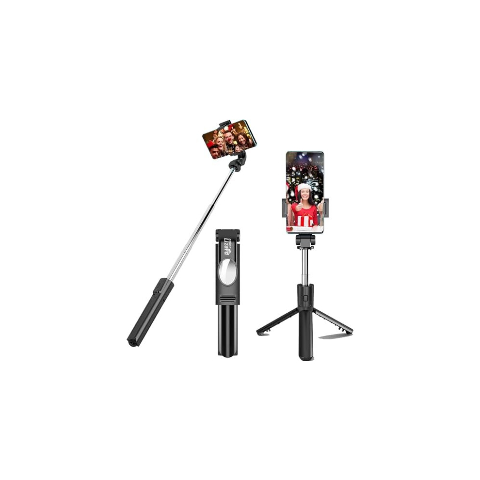 Colorlizard Selfie Stick Tripod With Remote, Bluetooth Phone Tripod,Compatible With Iphone, Gopro, Android Phone