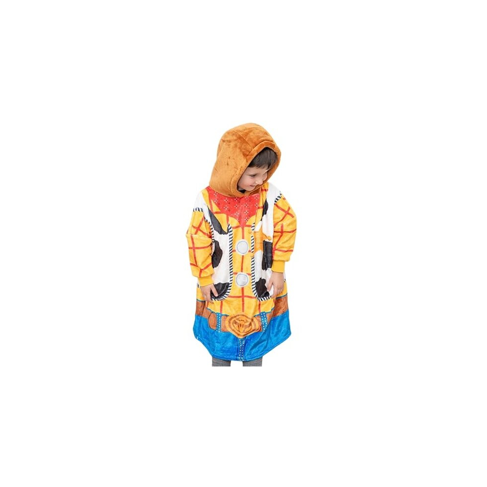 Disney Woody Toy Story Deluxe Oodie/Oversized Blanket Hoodie Poncho 5-6Yrs