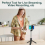 Selfie Stick Tripod with Remote, Bluetooth Phone Tripod,Compatible with iPhone, GoPro, Android Phone 8