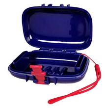 PORTINEER Carry-Dri EZ Contenedor de Jabón de Viaje con Lanyard, Cierre de Silicona, Funda para Jabón, Caja a Prueba de Fugas