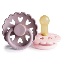 Fairytale Latex Pacifier Pack of 2 | Natural Rubber Soother Dummy | BPA-Free | Made in Denmark | Symmetrical Cherry Shaped Nipple (Twilight