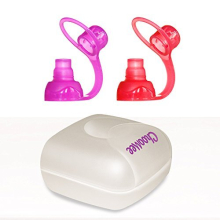 Choomee Softsip Food Pouch Tops Red Purple + White Travel Case Frhindra spill och skydda barns mun
