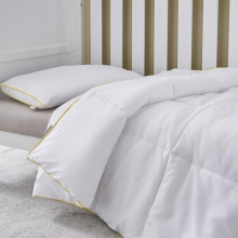 Safe Nights Luxury Cot Bed Duvet and Pillow Bed Set – Anti Allergy 4 Tog Junior Quilt and Breathable Toddler Pillow for Children, Kids, Toddlers –