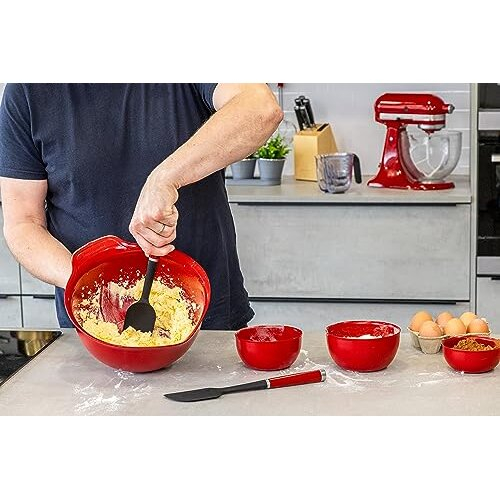 KitchenAid KQG437OHERE 2pc Silicone Spatula Set – Empire Red 2