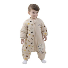 Baby Sleeping Bag, 2.5 TOG baby sleep sack with Legs,Warmly Lined Winter Sleeping Bag with Removable Sleeves(Bear,6-18 Months(baby height 75-85cm))