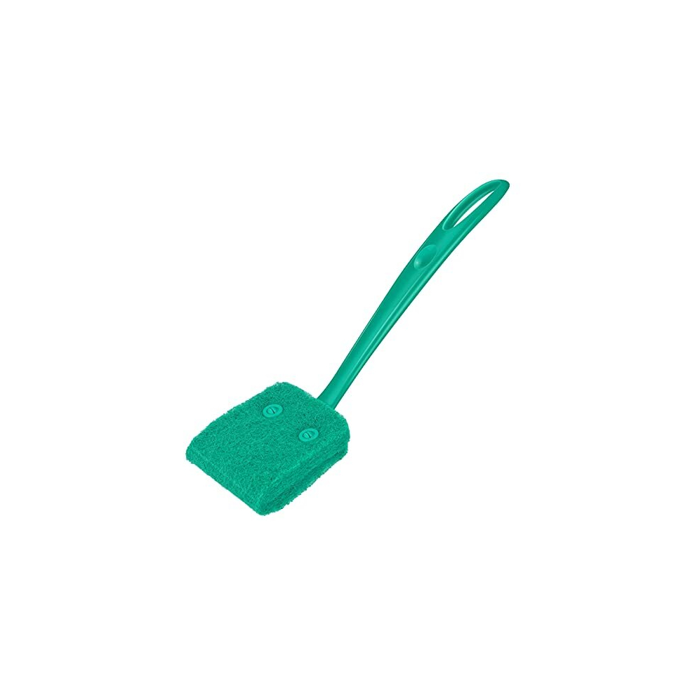 Aquarium Algae Scraper Sponge Brush Cleaning Scrubber with 25CM Non-slip Handle for Glass Fish Tanks