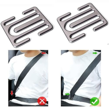 Car Seat Belt Clips Adjuster Seatbelt Universal All Auto Models, Metal Seat Belt Clip,Car Metal Seatbelt Clip, Locking Clip Safety Seat Belt Shoulder