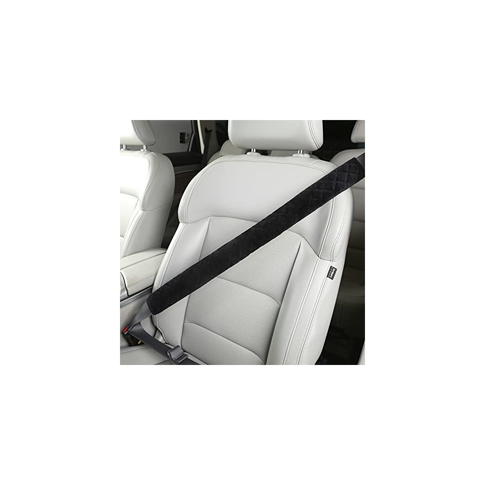 Extra Long Seatbelt Covers For Adults Kids Women & Men, Super Soft Car Seat Belt Strap Cushion For Sedan Suv Trucks, Shoulder Neck Chest Protector Pad 5014286002011