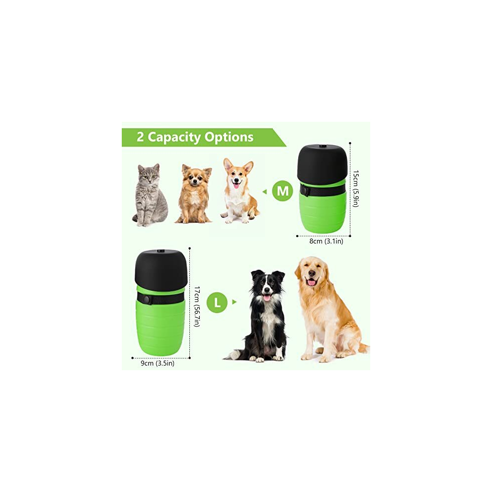 Dog Water Bottle Portable Travel Hiking 17 Oz Handi Drink Choose