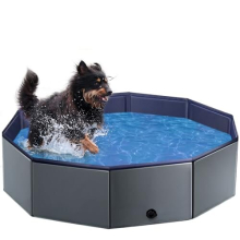 Dog Paddling Pool- Dog Pool 2023 Upgraded 6mm PP Board and Thickened Bottom Foldable Dog Swimming Pool, More Durable Paddling Pool for Dogs(120X30