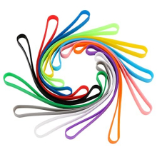 Silicone Rubber Bands, 12 Pieces Big Rubber Bands, Colorful Elastic Bands for Office Supply Books, Art, Exercise, Crab Traps