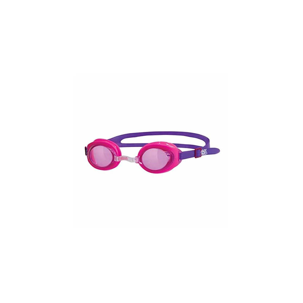 Kids' Ripper Junior Swimming Goggles Anti-fog And UV Protection, Pink, Purple, Tint, 6-14 Years