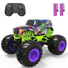 All Terrain Remote Control Monster Truck Toy,1:16 Scale RC Car for Boys,2.4Ghz High Speed Electric Vehicle,Big Foot RC Truck Gift, RTR Crawler for