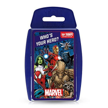 Marvel Universe Specials Card Game, play with heroes from Guardians of the Galaxy, The Avengers, and villains like Thanos and Carnage, gift and Toy