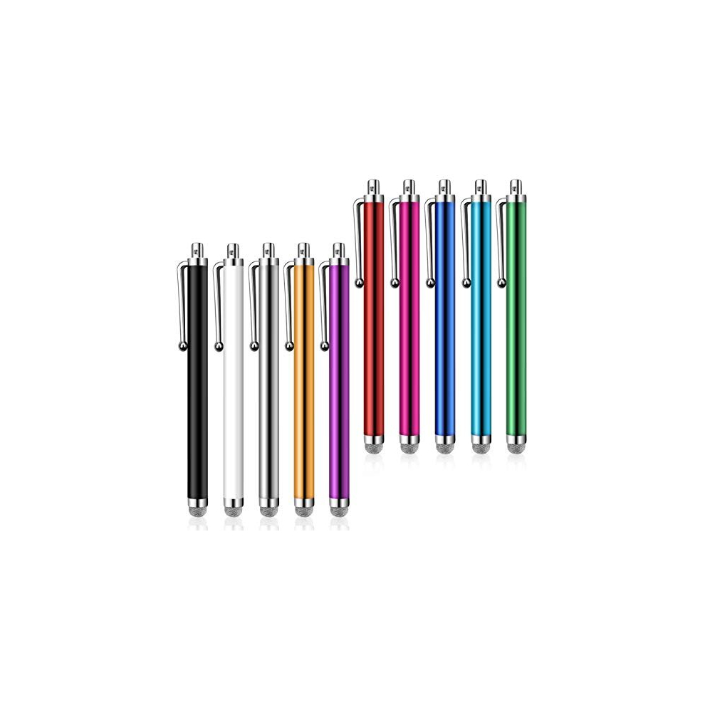 Stylus Pens for Touch Screens, [10 Pack] Capacitive Pen High Sensitivity Fiber Mesh Tip Stylus Pen for Tablets Apple