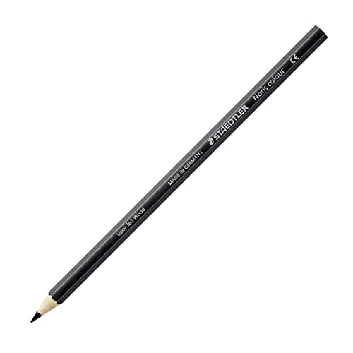 Staedtler 185-9 Noris Colour Colouring Pencils - Black (Box of 12)