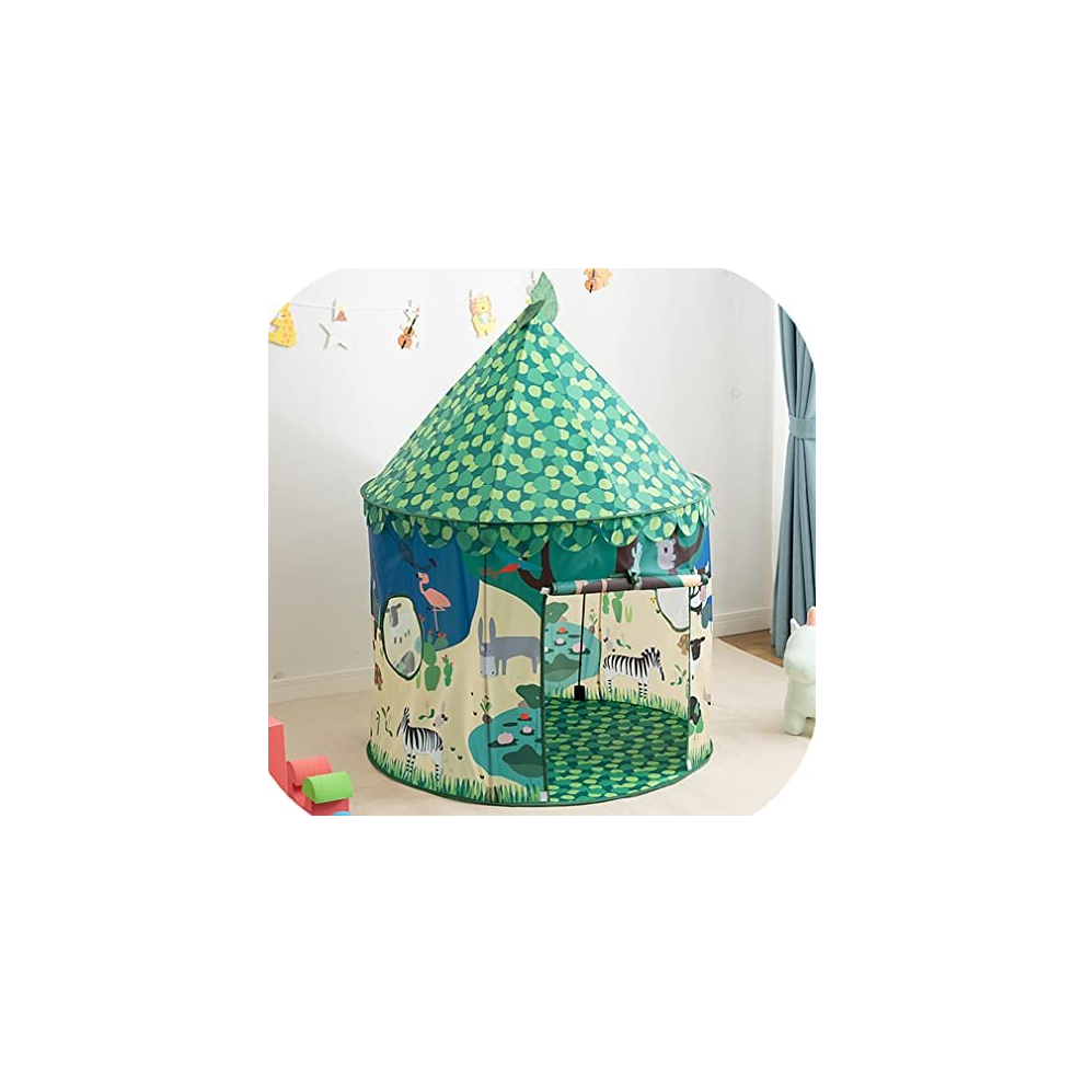 Childrens Teepee Play Tent,Pop up children's tent for Indoor and Outdoor Fun, girl toy, play house, unique yurt design, suitable for indoor and-image-OPC-PD77T75-NEW