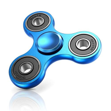 Fidget Spinner Hand Spinner Fidget Toy Stainless Steel Metal Fast Bearing 2-5 Minutes Spins Hand Spinner Tri Finger Gyro Toy EDC ADHD Focus Anxiety
