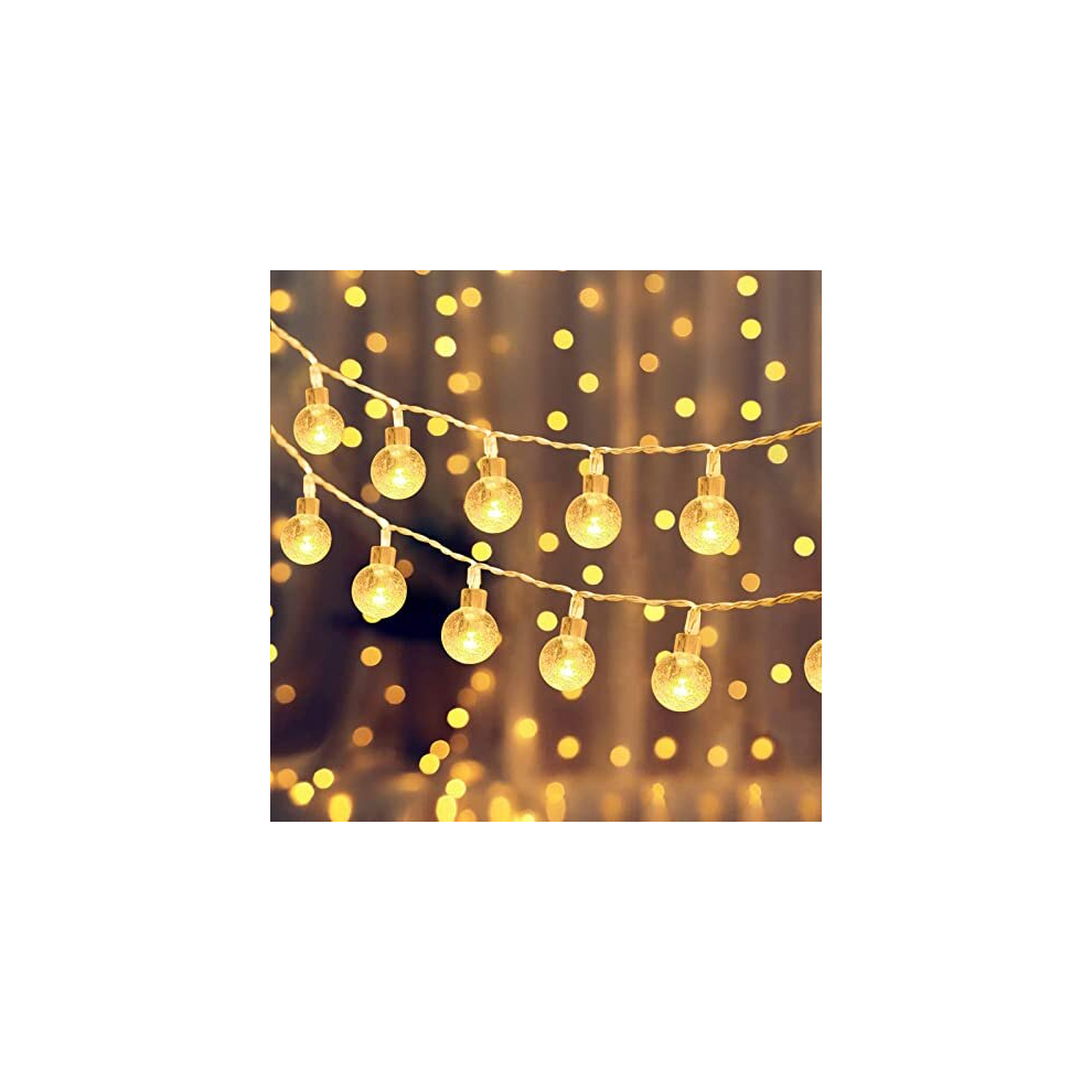 Fairy Lights Battery Operated Outdoor Lights 20FT 40 LED Globe String Lights Indoor Outdoor Waterproof Twinkle Christmas Lights for Garden Patio