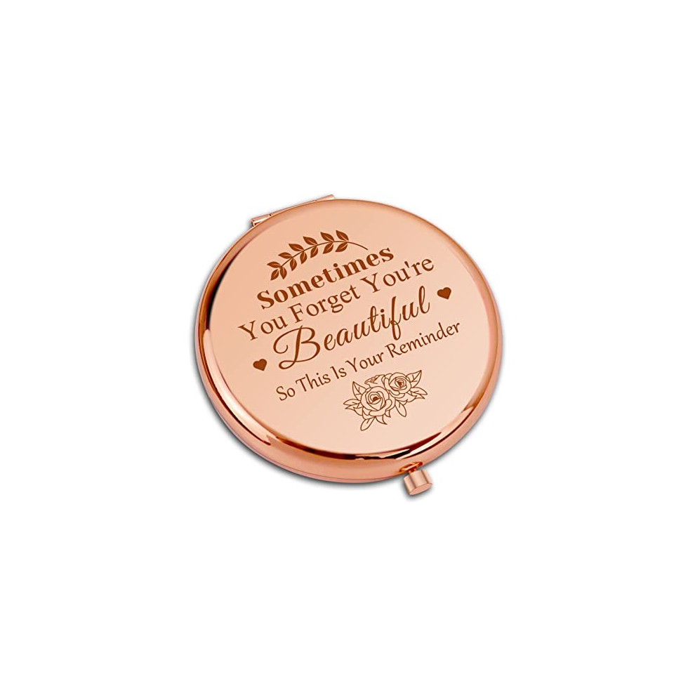 Dabihu Inspirational Gifts For Girls Compact Makeup Mirror Gifts For Women Encouragement Gifts For Daughter Sister Friend Motivational Gifts Folding Makeup