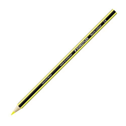 Staedtler 185-10 Noris Colour Colouring Pencils - Yellow (Box of 12)