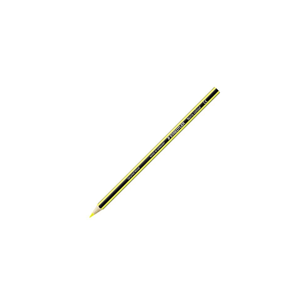 Staedtler 185-10 Noris Colour Colouring Pencils - Yellow (Box Of 12)