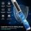 Candle Lighter Electric Flameless Lighter Rechargeable USB lighter With Safe Button (Silver) 3