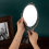 Small Vintage Tabletop Mirror Oval Double Side Rotating Retro Dressing Makeup Mirror Standing Vanity Mirror 7