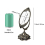 Small Vintage Tabletop Mirror Oval Double Side Rotating Retro Dressing Makeup Mirror Standing Vanity Mirror 2