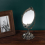 Small Vintage Tabletop Mirror Oval Double Side Rotating Retro Dressing Makeup Mirror Standing Vanity Mirror 5