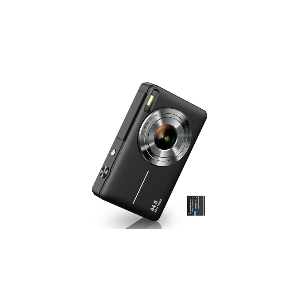 Digital Camera 1080P Fhd Compact Camera 44Mp Camera 16X Digital Zoom Simple Vlogging Camera Portable Digital Camera For Kids Teen Students Seniors 5014286025331