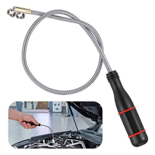 60CM Flexible Magnetic Pickup Tool, Strong Magnetic Pick Up Tools with Non-Slip Handle, Telescopic Magnet, Portable Magnetic Pick up Tool, Mechanic