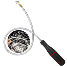 60 CM Flexible Pick Up Tool, Magnetic Pipe Tool with 500mm Flexible Gooseneck, Portable Magnet Handheld Tool for Picking Up Small Parts and Metal